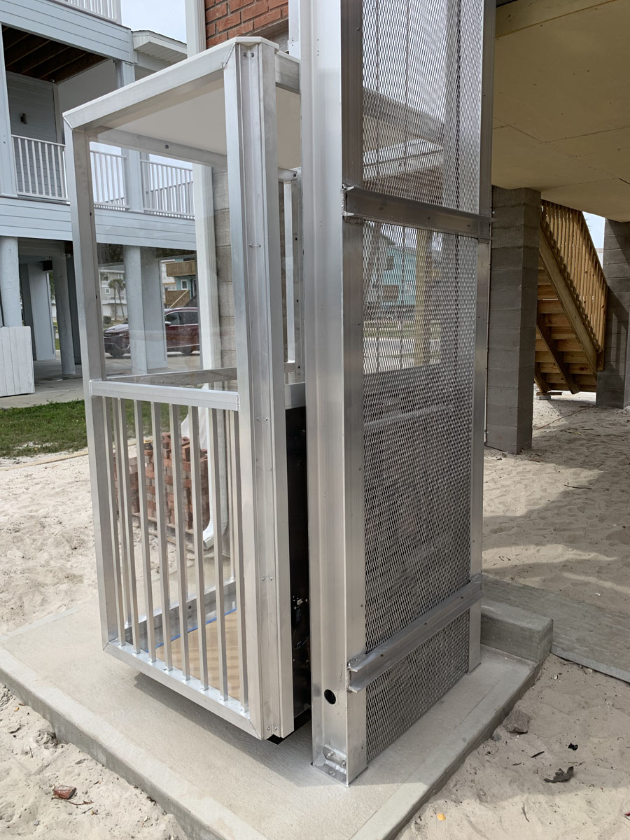 Outdoor Elevator provides accessibility solutions